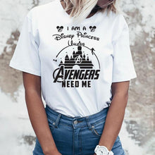 Load image into Gallery viewer, Marvel Avengers Endgame T Shirt Women Heroes Superheroes Marvel Comics Captain America Thanos Vacation T-shirt