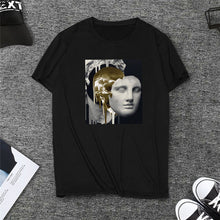 Load image into Gallery viewer, David Michelangelo Statue Print T-shirts Summer New Fashion Carving Faith Art Tops Casual Harajuku Women&#39;s Tshirt