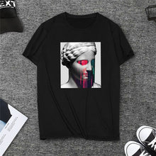 Load image into Gallery viewer, David Michelangelo Statue Print T-shirts Summer New Fashion Carving Faith Art Tops Casual Harajuku Women&#39;s Tshirt