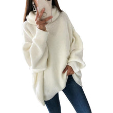 Load image into Gallery viewer, SHUJIN New Turtleneck Women Sweater Autumn Winter Long Sleeve Oversize Jumper 2019 Knitted Loose Fashion Pullover Femme Clothing